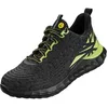 Image de WiCa S1P LOCRI 31570 Chaussures de travail basses en grandes tailles Noir, Noir/vert, 40 EU