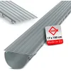 Image de INEFA 100cm Bac à Feuilles Grille Ø100-160mm Gris Protection Gouttières