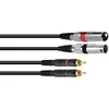 Image de OMNITRONIC Câble Adaptateur 2 x XLR (M)/2 x RCA 1,5 m