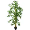 Image de Europalms 61326 Plante de Décoration Bambou Plusieurs Tronc Vert 150 cm