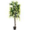 Image de EUROPALMS Arbre de pluie artificiel doré Jaune 150 cm