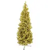 Image de Europalms 83500555 Futura Sapin de Noël Doré métallique 210 cm