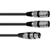 Image de OMNITRONIC Câble adaptateur XLR(F)/2 x XLR(M) 0,5 m