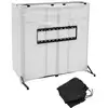Image de Omnitronic DJTV-1 table DJ mobile avec support TV noir ou blanc