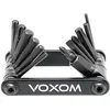 Image de Voxom Wkl8 717000066 Outil Multifonction 14 Fonctions Noir Taille Unique
