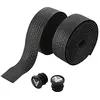 Image de Voxom Poignées gb7 Silicone réfléchissant Revêtement antidérapant pour Guidon Noir, 185 x 3 cm