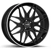Image de DOTZ LONGBEACH DARK black/polished lip 10.5Jx21 5x114.3 ET48
