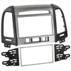 Image de Adaptateur de façade 2-DIN Hyundai Santa Fe 2011-> > noir