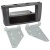 Image de ACV Adaptateur de façade 2-DIN pour avec Vide Poche Skoda Octavia 2004->2013 Noir