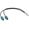 Image de Adaptateur antenne 2XFakra Z vers DIN M - ADNAuto