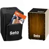 Image de Sela SE-061 Varios Cajon Brown pack avec sac à dos, pad de cajón et méthode d'apprentissage
