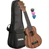 Image de Cascha HH2026E Premium Mahogany E/A pack ukulélé soprano électro-acoustique