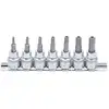 Image de Jeu de douilles à embouts 10 mm (3/8") Profil T (pour TX Plus) avec perçage T15 - T50 7 pièces BGS