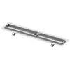 Image de TECE 601000 Drainline Caniveau de douche en acier inoxydable poli Argenté 100 cm