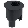 Image de TECE 650003 Drainline Bonde vertical 1,3 l/s Tube de plongée démontable pour siphon à montage rotatif Noir