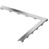 Image de Bac à Carreaux TECEdrainline Acier II pour gouttière Angulaire 90 degrés, 611282, 1200mm, Poli - 611282