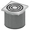 Image de TECEdrainpoint s Cadre de la grille de 100 x 100 mm de plastique 3660001