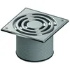 Image de TECEdrainpoint S cadre de grille, acier inoxydable, 142x142mm, y compris grille design, à visser, 3660010