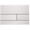 Image de TECE Square 9240830 Plaque de déclenchement pour WC en acier inoxydable brossé, technique de deux quantités, utilisable par le haut et vers l'avant Gris