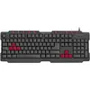 Image de Speedlink FERUS Gaming Keyboard FR Layout - Clavier de Gaming (USB, 10 Boutons Spéciales, Key Caps, Plug-and-Play) Noir