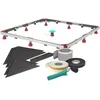 Image de MEPA 182123 SF RE 3S+ Kit universel pour installation insonorisante de receveurs de douche rectangulaires extra et super plats en acier, acrylique, fonte minérale