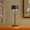 Image de Sigor Lampe à poser LED rechargeable Veluna, noir, lot de 3, 25 cm, IP44