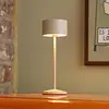 Image de Sigor Lampe à poser LED rechargeable Veluna, beige, lot de 3, 25 cm, IP44