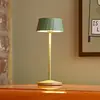 Image de Sigor Lampe à poser rechargeable LED Facetta, verte, hauteur 22 cm, métal, CCT