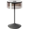 Image de SIGOR Numotion - Lampe de table LED à intensité variable pour l'intérieur et l'extérieur - IP54 - Protection contre les éclaboussures - Hauteur : 26,5 cm - Rechargeable avec Easy Connect - Durée