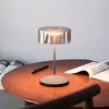 Image de Sigor Lampe de table LED rechargeable Numotion, graphite, verre, IP54, intensité