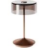 Image de SIGOR Numotion - Lampe de table LED rechargeable dimmable pour intérieur et extérieur, IP54 protégée contre les projections d'eau, hauteur 26,5 cm, rechargeable avec Easy Connect, durée de lumière 12