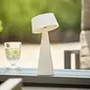 Image de Sigor Lampe à poser rechargeable LED Solino, blanc, solaire/USB, 26 cm, IP44
