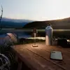 Image de Sigor Lampe de table LED rechargeable Nuindie pocket, graphite, IP54, intensité