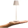 Image de SIGOR Nuindie pocket - Petite lampe de table LED rechargeable à intensité variable, pour l'intérieur et l'extérieur, IP54, hauteur 21 cm, rechargeable par USB-C, 7 h, beige dune
