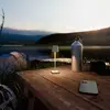Image de Sigor Lampe de table LED rechargeable Nuindie pocket, vert sauge, IP54, intensité