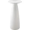 Image de Sigor Nuflair Lampe de table LED à intensité variable avec vase à fleurs intégré pour l'intérieur et l'extérieur, protection contre les projections d'eau IP54, hauteur 24 cm, rechargeable avec