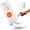 Image de SIGOR Nuindie 2.0 - Lampe de table LED à intensité variable - Pour l'intérieur et l'extérieur - Protection IP54 contre les projections d'eau - Hauteur 38 cm - Rechargeable avec USB-C - Durée
