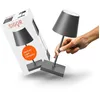 Image de SIGOR Nuindie mini - Petite lampe de table LED à intensité variable - Pour l'intérieur et l'extérieur - Protection IP54 contre les projections d'eau - Hauteur : 25 cm - Rechargeable avec USB-C - Durée
