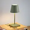 Image de Sigor Lampe de table LED rechargeable Nuindie mini, USB-C, vert sauge, intensité