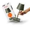 Image de SIGOR Nuindie 2.0 mini - Petite lampe de table LED à intensité variable - Pour l'intérieur et l'extérieur - Protection contre les éclaboussures IP54 - Hauteur : 25 cm - Rechargeable avec USB-C - Durée