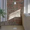 Image de Sigor Lampe sur pied LED rechargeable Nuindie IP54 120 cm rond USB-C blanc neige