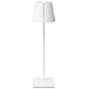 Image de SIGOR Nuindie tango - Lampe de table LED rechargeable à intensité variable avec tête pivotante, hauteur 38 cm, rechargeable par USB-C, 12 h, blanc neige