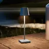 Image de Sigor Lampe de table LED rechargeable Nuindie pocket, bleue, IP54, à intensité