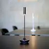 Image de Sigor Lampe de table LED rechargeable Nucandle, noir, IP54, intensité variable