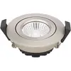 Image de Sigor LED Spot à encastrer au plafond Diled, Ø 8,5 cm, 6 W, 3.000 K, acier