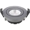 Image de Sigor LED Spot à encastrer au plafond Diled, Ø 8,5cm 6W Dim-To-Warm anthracite
