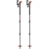 Image de LEKI Haute Route Lot de 3 bâtons de Ski Noir Anthracite foncé Rouge foncé 110-150 cm