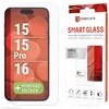 Image de Displex Smart Glass (9H) pour Apple iPhone 15/15 Pro/16 avec broderie de montage, incassable, ultra fin, invisible