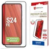 Image de Displex Verre blindé de qualité supérieure (couverture complète, 10H) pour Samsung Galaxy S24 FE, cadre de montage écologique, couverture complète de l'écran, verre trempé, film de protection