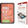Image de Displex Verre de protection 2D/transparent (10H) pour Apple iPad mini 8,3" (6ème génération/7ème gén. 2024), cadre de montage écologique en forme de L, verre trempé, film de protection résistant aux